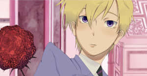 Portrait Of Tamaki Suoh From Ouran High School Host Club Wallpaper