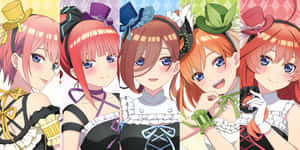 Portrait Of The Quintessential Quintuplets Wallpaper