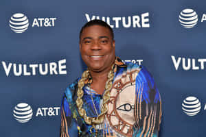 Portrait Of The Renowned Comedian And Actor Tracy Morgan Wallpaper