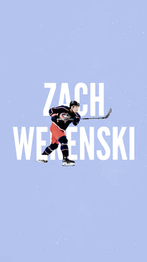 Portrait Themed Zachary Werenski Wallpaper