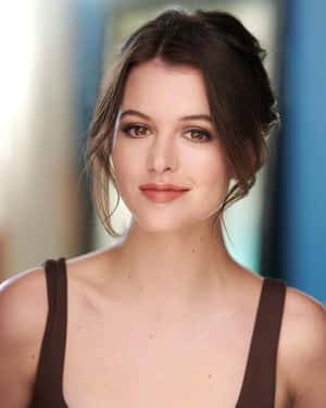 Portraitof Young Womanwith Hazel Eyes Wallpaper