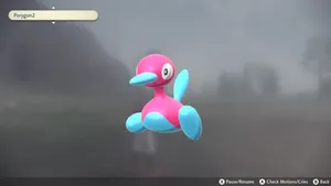 Porygon2 3d Blurry Background Wallpaper