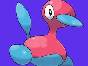 Porygon2 Blue Art Hd Wallpaper