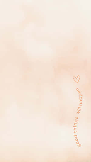 Positive Quote Clean Aesthetic Background Wallpaper