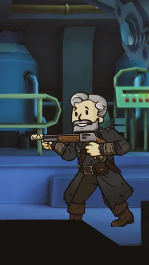 Post-apocalyptic Fallout Shelter Game Scene Wallpaper