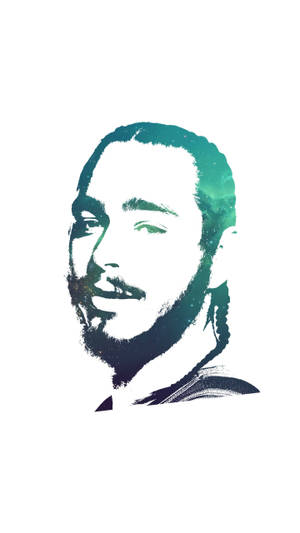 Post Malone Minimalist Pop Art Wallpaper