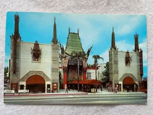 Postcard Of Graumans Chinese Theatre Wallpaper