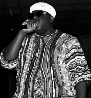 Posthumous Photo Of Rapper Biggie Wallpaper