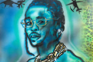 Posthumous Pop Smoke Drawing Wallpaper