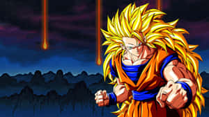 Power Up - Super Saiyan 3 Tranformation.' Wallpaper