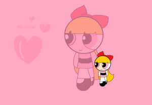 “power Up With The Powerpuff Girls” Wallpaper