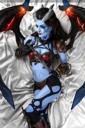 Powerful And Enchanting Queen Of Pain Wallpaper