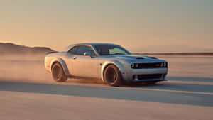 Powerful And Stylish: The Dodge Hellcat Wallpaper