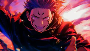 Powerful Anime Villain Intense Glare Wallpaper