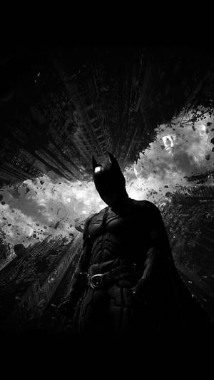 Powerful Batman Art Iphone Wallpaper