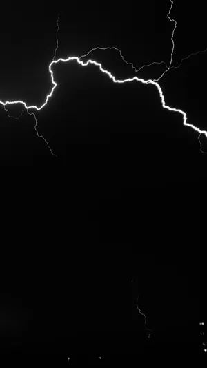 Powerful Black And White Storm Wallpaper