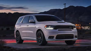 Powerful Dodge Durango In A Stunning Landscape Wallpaper