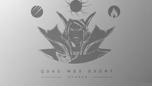 Powerful Dota 2 Invoker Unleashing A Spell Wallpaper