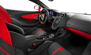 Powerful Elegance: An Intense Shot Of A Mclaren 540c Wallpaper