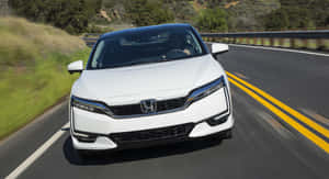 Powerful Elegance - Honda Clarity On Road Wallpaper