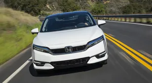 Powerful Elegance - Honda Clarity On Road Wallpaper