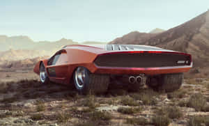 Powerful Elegance: The Iconic Lancia Stratos Wallpaper