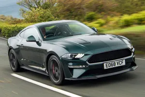 Powerful Ford Mustang Bullitt On The Road Wallpaper
