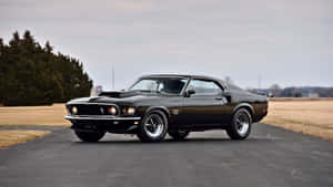 Powerful Ford Mustang Mach 1 Cruising The Street Wallpaper