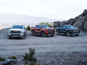 Powerful Gmc Canyon Conquering The Rugged Off-road Terrain Wallpaper