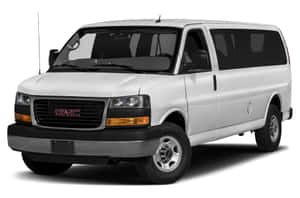 Powerful Gmc Savana Van On The Highway Wallpaper