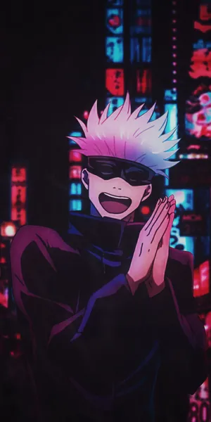 Powerful Gojo Sataru In Action Wallpaper