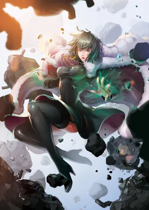 Powerful Hellish Blizzard Illustration Wallpaper