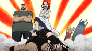 Powerful Izumi Curtis From Fullmetal Alchemist Wallpaper