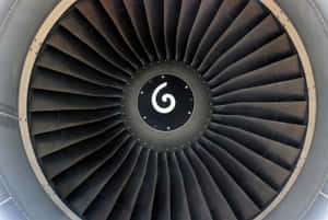 Powerful Jet Engine Close-up Wallpaper