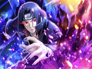 Powerful Jutsu Unleashed Wallpaper