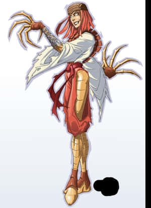 Powerful Lady Deathstrike In Action Wallpaper