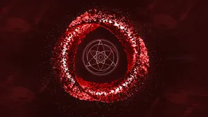 Powerful Mangekyou Sharingan Unleashed Wallpaper