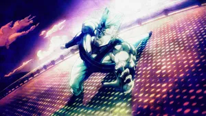 Powerful Stand-wielding Jean Pierre Polnareff In Action Wallpaper