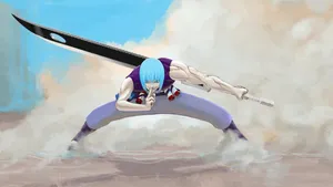 Powerful Suigetsu Hozuki Unleashing His Skills Wallpaper