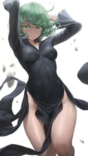 Powerful Tatsumaki In Action Wallpaper