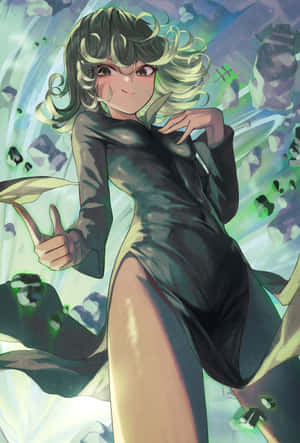 Powerful Tatsumaki - One Punch Man Wallpaper