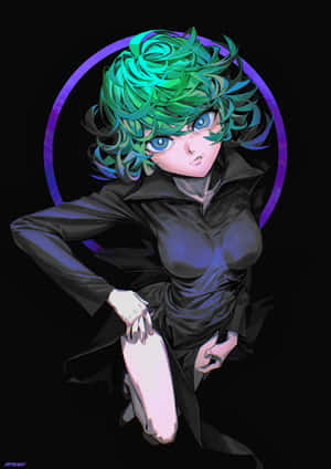 Powerful Tatsumaki Unleashing Her Psychic Abilities Wallpaper