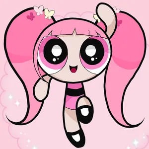 Powerpuff Girls Blossom Cartoon Wallpaper