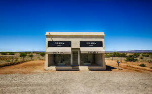 Prada Marfa Store Photography Wallpaper