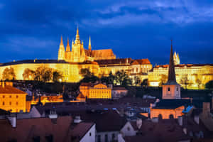 Prague Castle Background Wallpaper