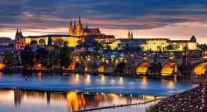 Prague Castle Lovely View Wallpaper