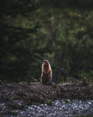 Prairie Dog Watchful Gaze Wallpaper