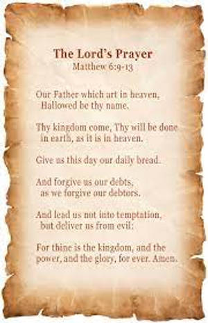 Prayer Lord Old Paper Texture Wallpaper