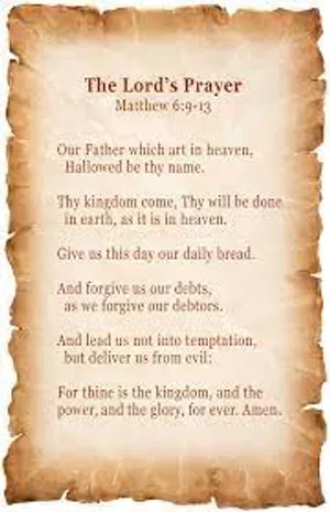 Prayer Lord Old Paper Texture Wallpaper