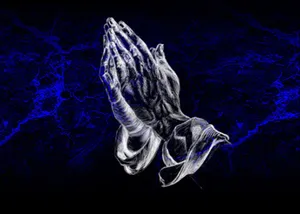 Praying Hands In Faith And Gratitude Wallpaper
